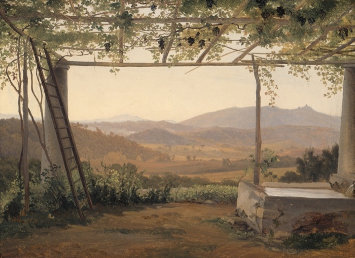 Fontána a pergola v Itálii, Ernest Christian Frederik Petzholdt