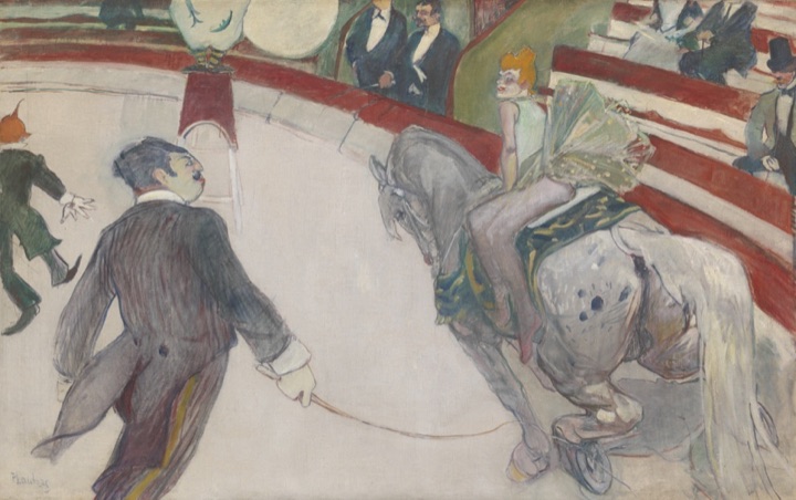 Krasojezdkyně (V cirkusu Fernando), Henri de Toulouse-Lautrec