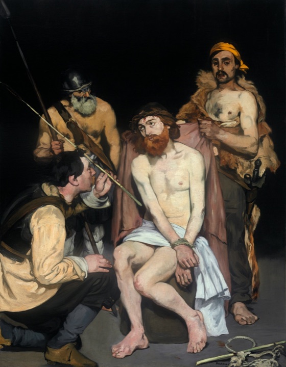 Ježíš posmívaný vojáky, Édouard Manet