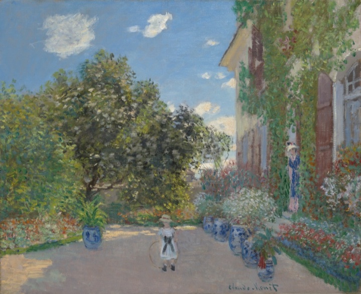 Umělcův dům v Argenteuil, Claude Monet