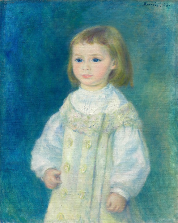 Lucie Berard (Dítě v bílém), Pierre-Auguste Renoir