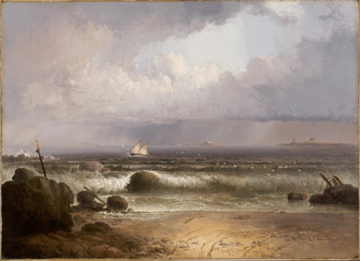 Blížící se bouře (Pláž Nahant s letní přeháňkou), Thomas Doughty