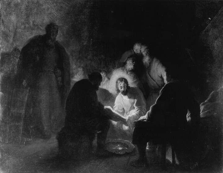 Kristus umývá nohy učedníkům, Jan Lievens