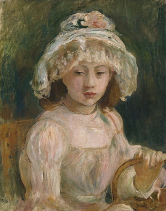 Dívka s kloboukem, Berthe Morisot