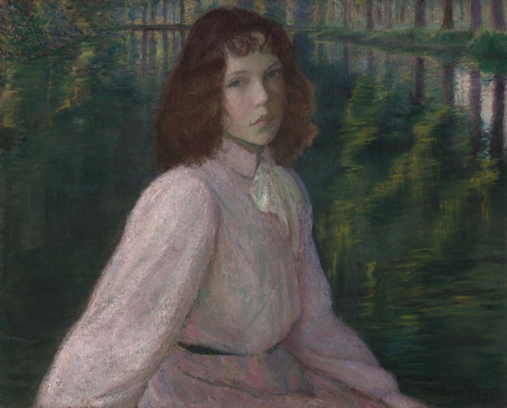 V ohybu řeky (Na řece II), Lilla Cabot Perry
