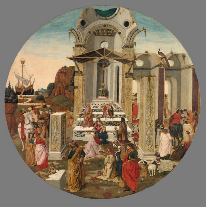 Klanění tří králů, Raffaello Botticini