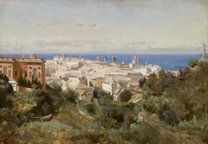 Pohled na Janov, Jean-Baptiste Camille Corot