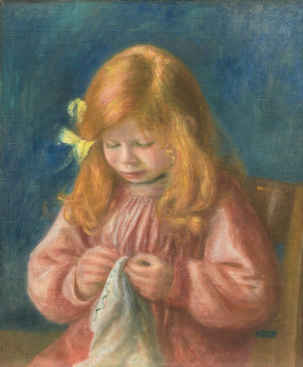 Šijící Jean Renoir, Pierre-Auguste Renoir