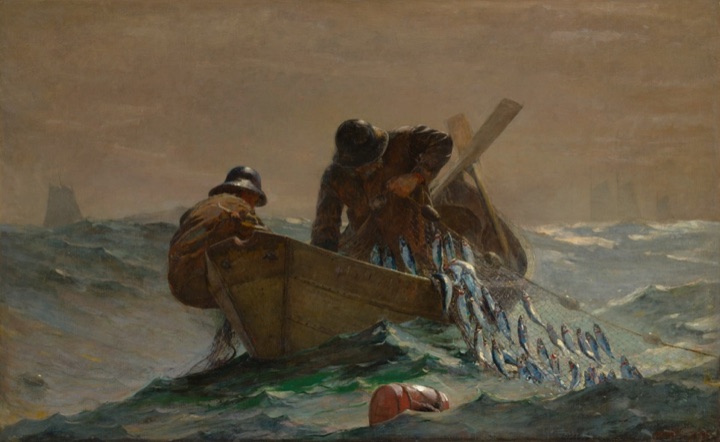Síť na sledě, Winslow Homer
