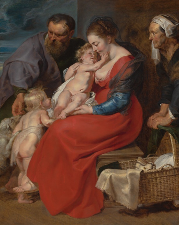 Svatá rodina se svatou Alžbětou a Janem Křtitelem, Peter Paul Rubens