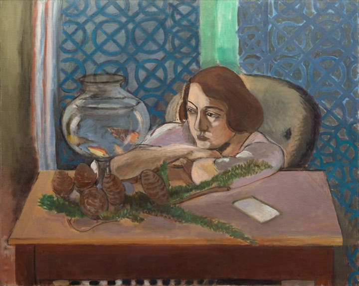 Žena před akváriem, Henri Matisse