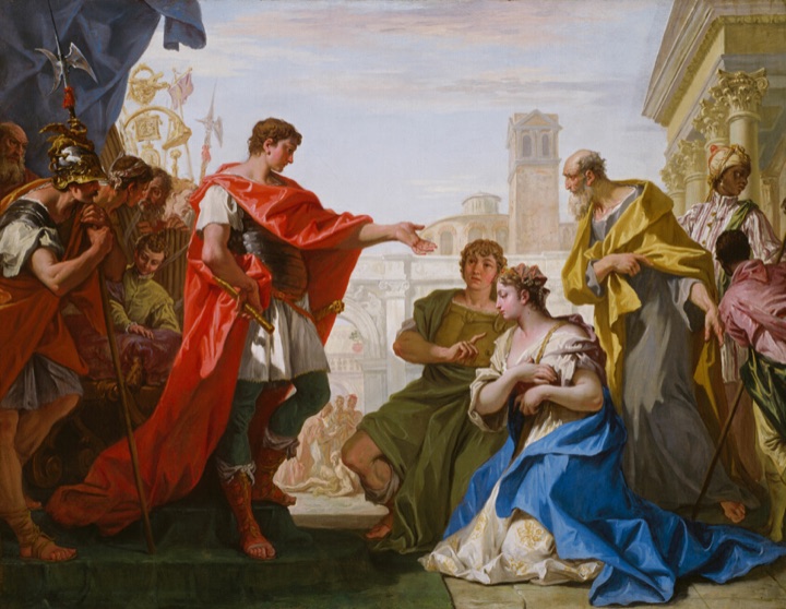 Velkomyslnost Scipionova, Sebastiano Ricci