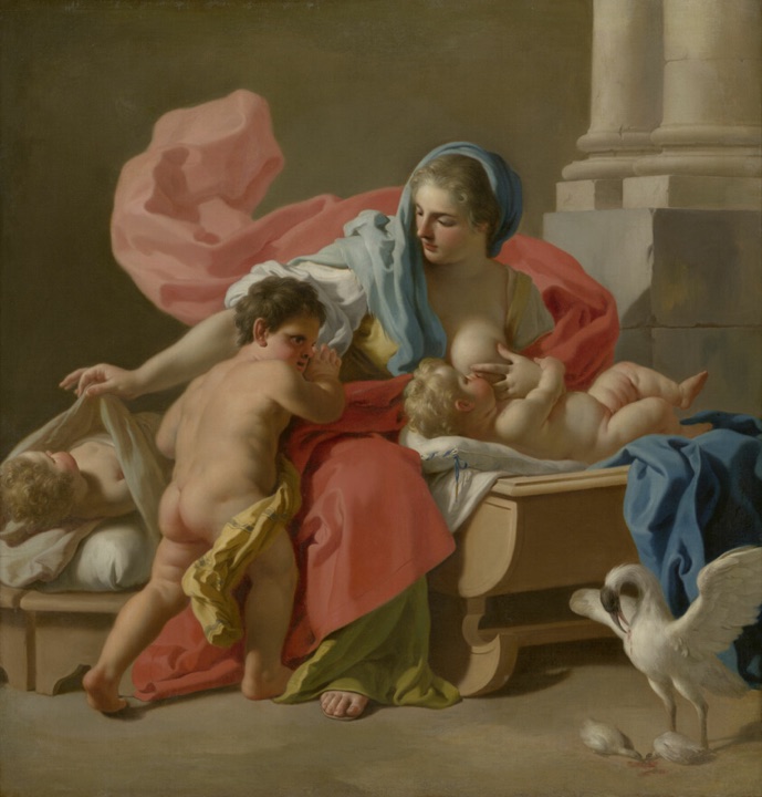 Alegorie Milosrdenství, Francesco de Mura
