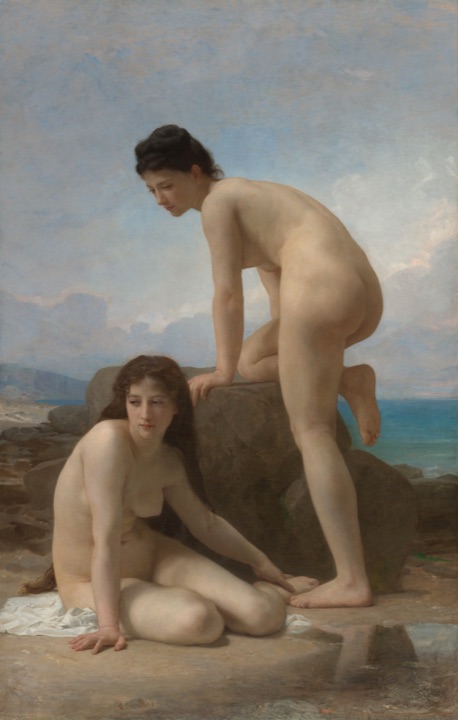 Koupající se, William Adolphe Bouguereau