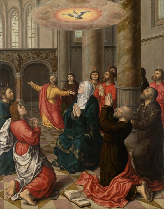 Seslání Ducha svatého, Workshop of Bernard van Orley