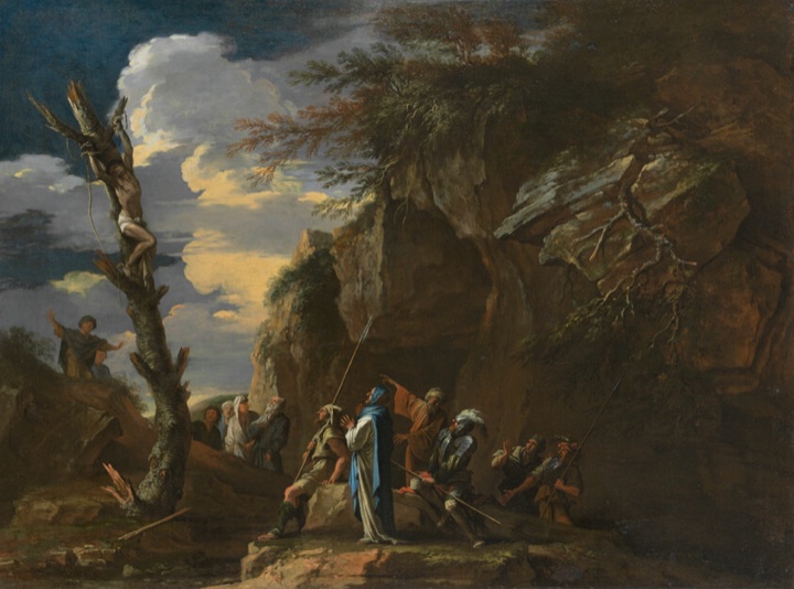 Ukřižování Polykrata, Salvator Rosa