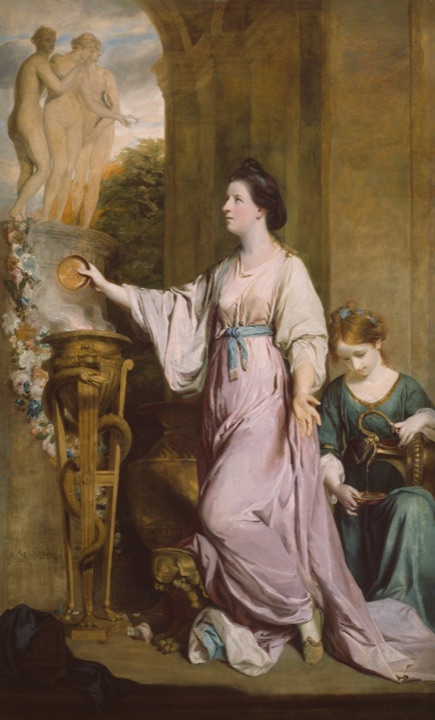 Lady Sarah Bunbury obětující Gráciím, Joshua Reynolds