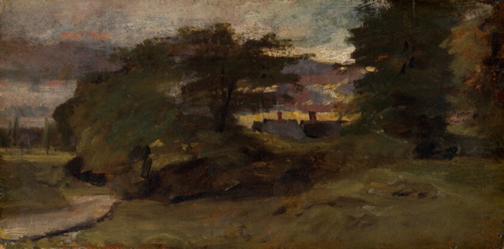 Krajina s chalupami, John Constable