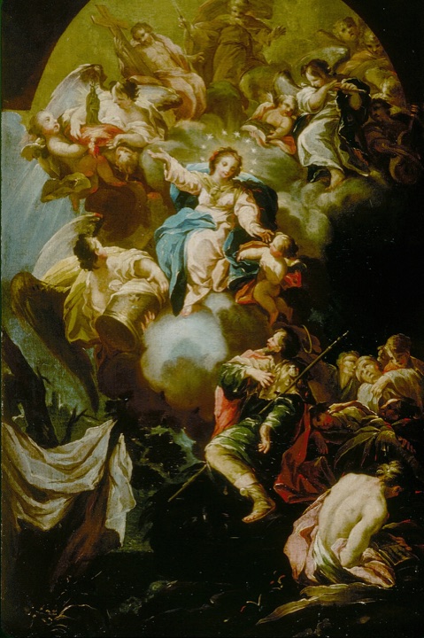 Zjevení Panny Marie del Pilar svatému Jakubovi, Antonio González Velásquez, I