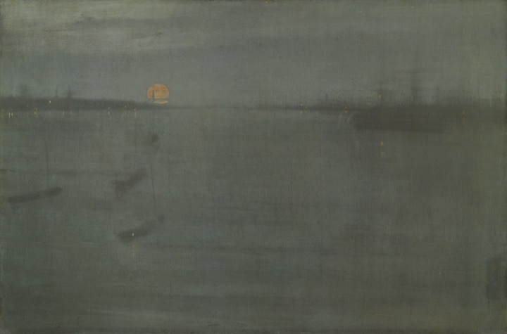 Nokturno: Modrá a zlatá — Southampton Water, James McNeill Whistler