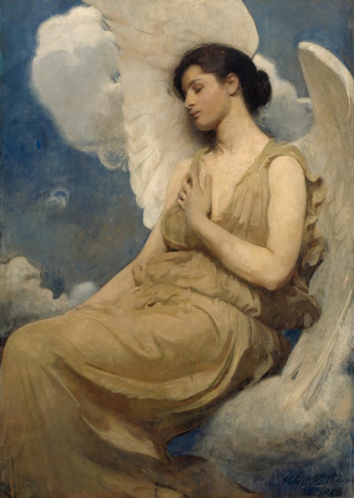 Okřídlená postava, Abbott Handerson Thayer