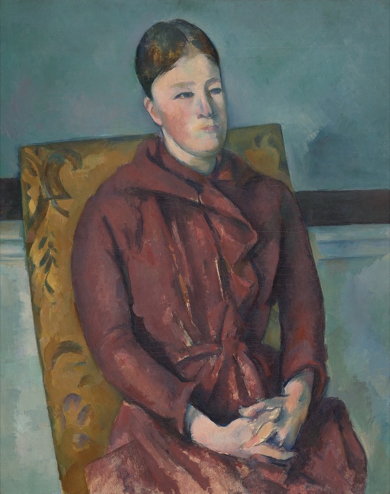 Madame Cézanne ve žlutém křesle, Paul Cézanne