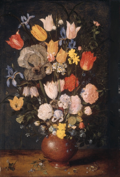 Kytice květin v kameninové váze, Jan Brueghel, the elder