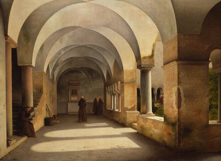 Křížová chodba, San Lorenzo fuori le mura, Christoffer Wilhelm Eckersberg