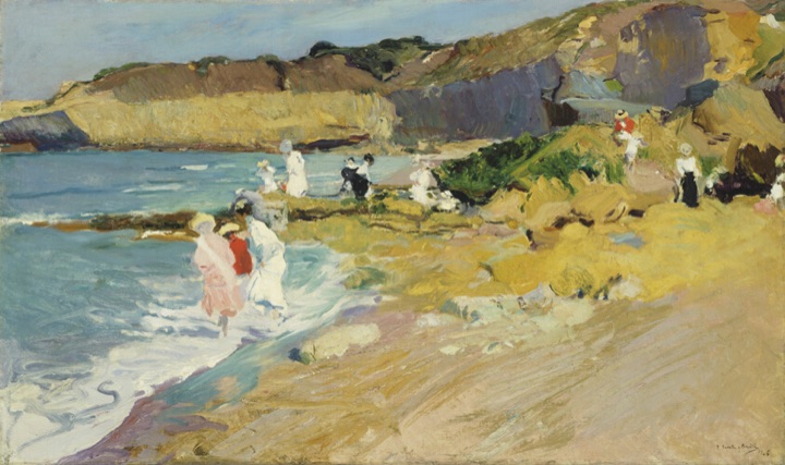 Skály u majáku, Biarritz, Joaquín Sorolla y Bastida