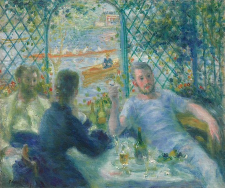 Oběd v restauraci Fournaise (Oběd veslařů), Pierre-Auguste Renoir