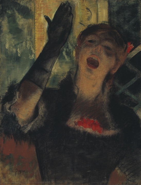 Kavárenská zpěvačka, Edgar Degas