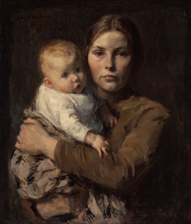 Matka s dítětem, Julius Gari Melchers