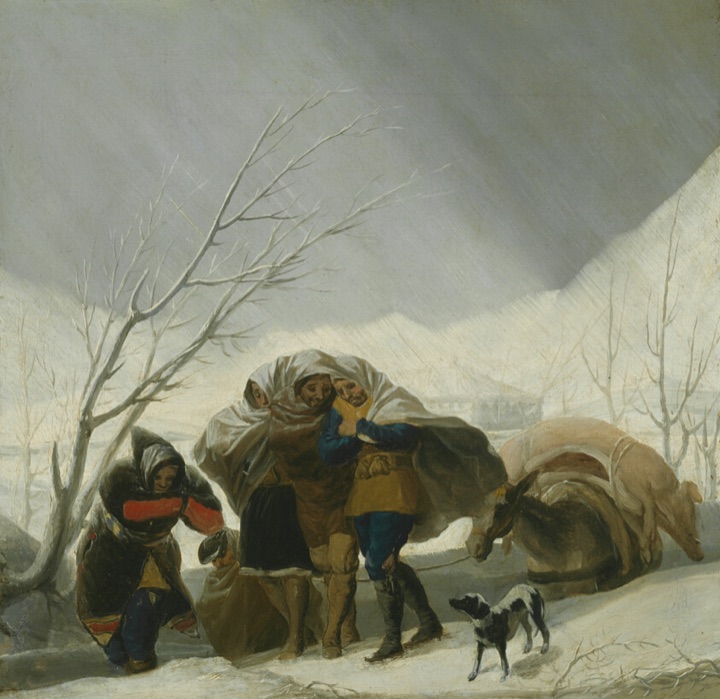 Zimní výjev, Francisco Goya