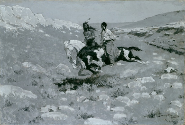 Obřad nejrychlejšího koně, Frederic Remington
