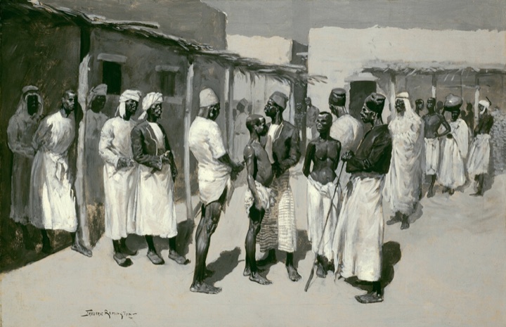 Trh s otroky, Frederic Remington