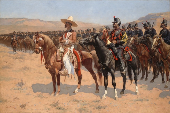 Mexický major, Frederic Remington
