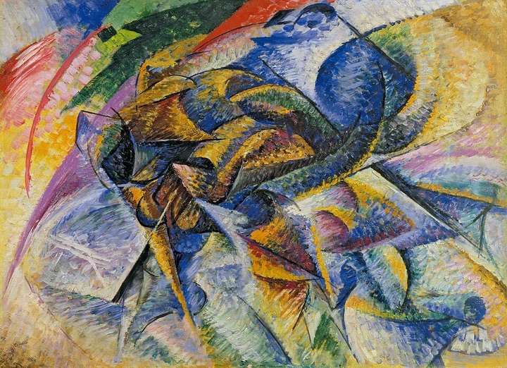 Dynamismus cyklisty, Umberto Boccioni