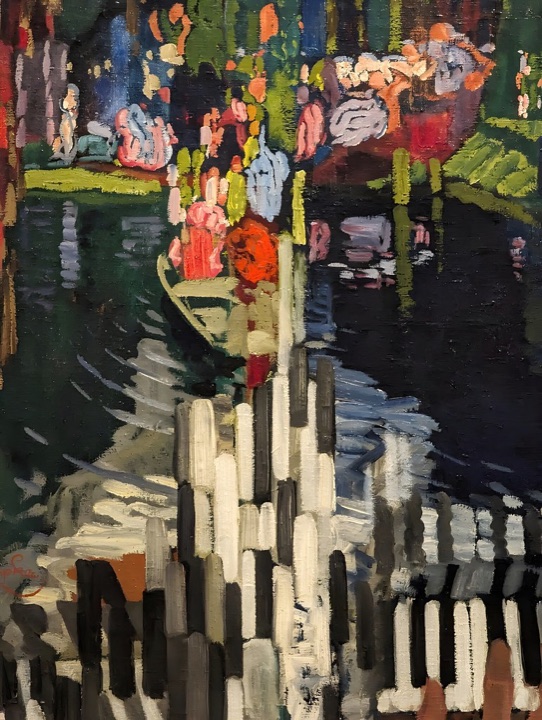 Klávesy piana. Jezero, František Kupka