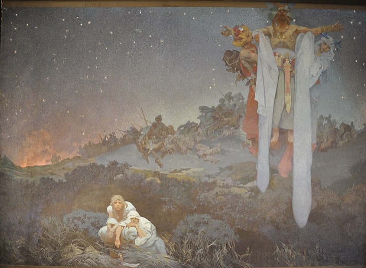 Slovanská epopej: Slované v pravlasti, Alfons Mucha