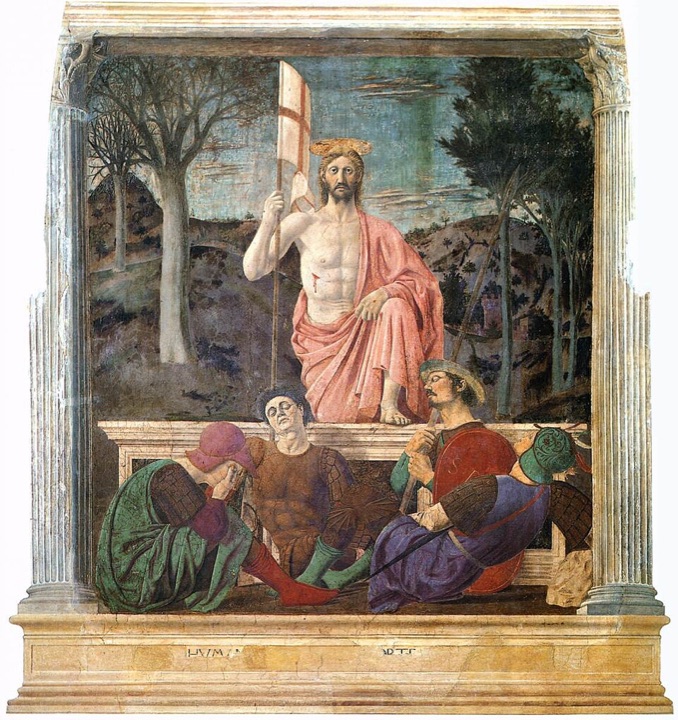 Zmrtvýchvstání Krista, Piero della Francesca