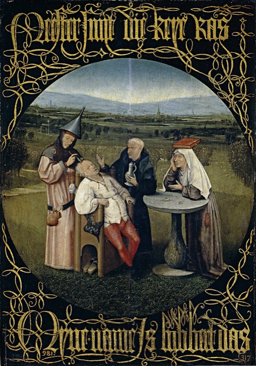 Vyjímání kamene šílenství, Hieronymus Bosch