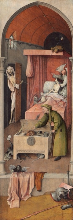 Lakomcova smrt, Hieronymus Bosch