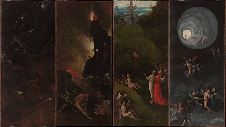 Vize posmrtného života, Hieronymus Bosch