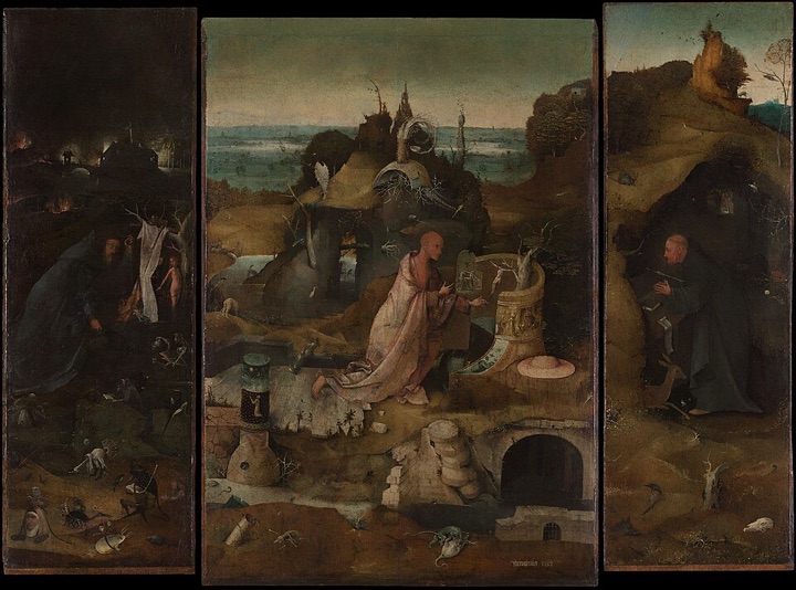 Triptych poustevnických světců, Hieronymus Bosch