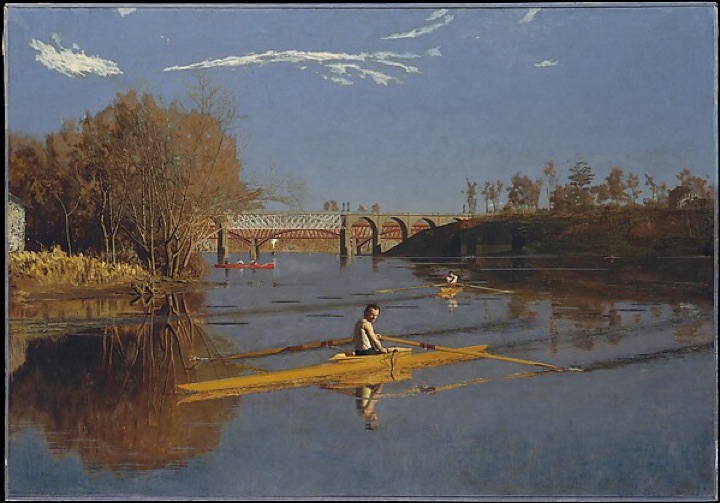 Šampion ve skifu (Max Schmitt ve skifu), Thomas Eakins
