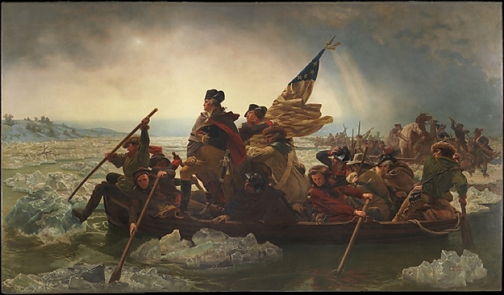 Washington překračuje Delaware, Emanuel Leutze