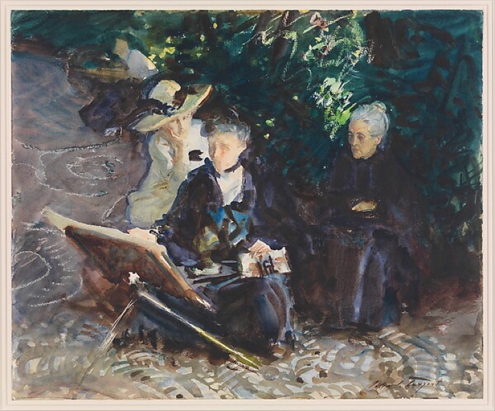 V Generalife, John Singer Sargent