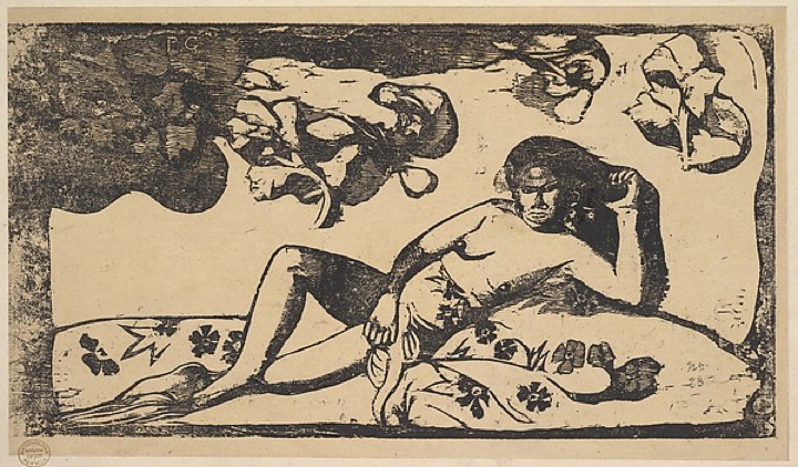 Královna krásy – Malátná, Paul Gauguin