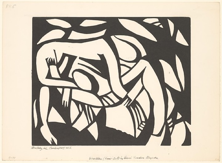 Zápasníci, Henri Gaudier-Brzeska