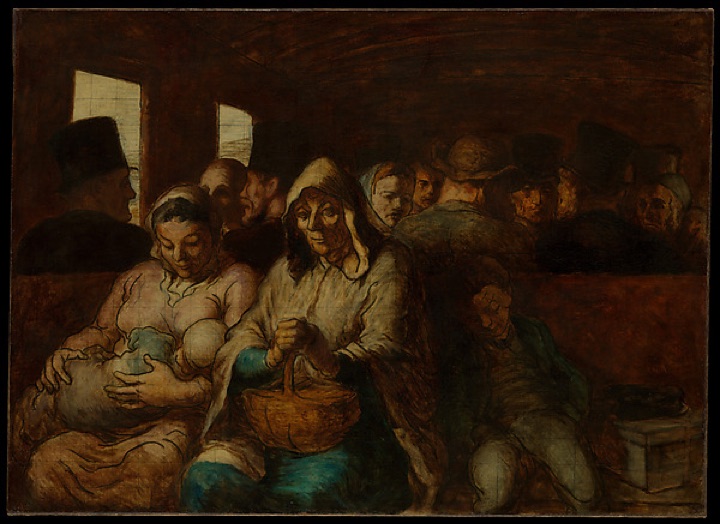 Vagon třetí třídy, Honoré Daumier
